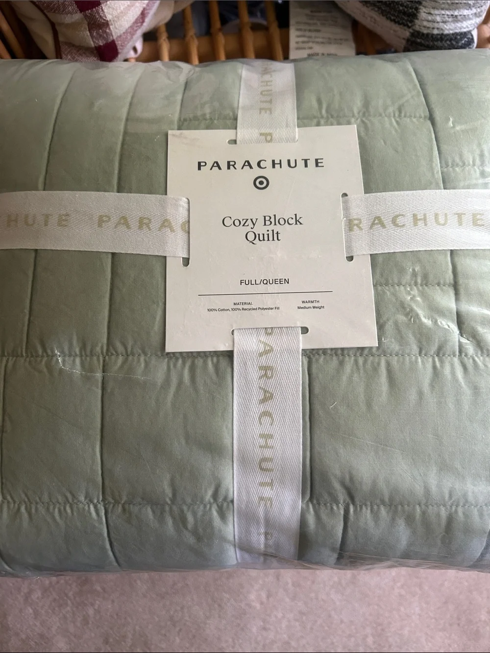 Parachute for Target F/Q Cozy Block Quilt JADE